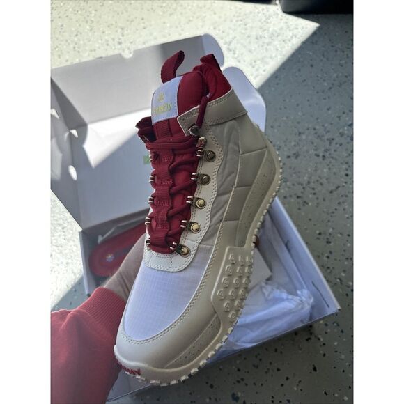 Freshy Navigator Boots White & Red Sneaker/Snow Boots New With Box Size 10 - Picture 6 of 7